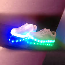 Couples Colorful Usb Charging Led Luminous Shoes Se2171 Light Up Shoes Storing Kids Clothes Lit Shoes