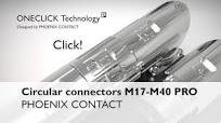 Circular connectors M17-M40 PRO series: reliable power and signal  transmission
