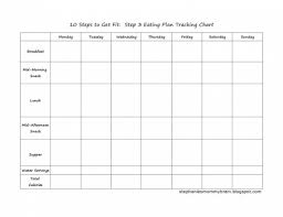 Eating Plan Tracking Chart Plan Diet Photo Shared By Perkin