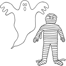 Halloween coloring pages are a great activity to keep kids busy and entertained leading up to halloween. Free Printable Ghost Coloring Pages For Kids