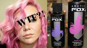 Arctic fox hair color, california, usa. Arctic Fox Virgin Pink Hair Transformation Youtube