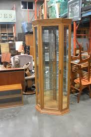 Buy oak display cabinets and get the best deals at the lowest prices on ebay! Buhler Furniture Solid Oak Corner Glass Display Cabinet