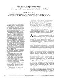 Akathisia, also spelled acathisia, is a neuropsychiatric syndrome or movement disorder characterized by inner restlessness and the inability to sit or stand still for a reasonable period of time. Pdf Akathisia An Updated Review Focusing On Second Generation Antipsychotics