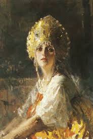 Russian Costume Fine Art Art Portrait Art Russian Painting