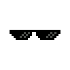 Thug Life Dark Glasses Transparent Png Stickpng
