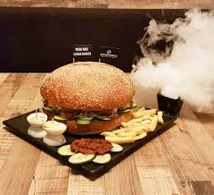 I was in sunway pyramid earlier than my friends. Hungry Bunch Mega Nasi Lemak Burger Calysta Hannah