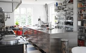 Find the perfect stainless steel kitchen shelf, microwave shelf, shelf/pot rack combo, or. 15 Dramatic Kitchen Designs With Stainless Steel Shelves Kitchen Design Kitchen Models Kitchen Inspirations