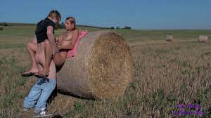 Sex between hay bales between two schoolmates - XNXX.COM