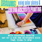 Drawing using solar plates & colour viscosity with event image