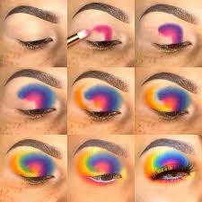 Pin On Makeup Ideas Step By Step Eyeshadow Makeup Colorful Makeup Creative Eye Makeup