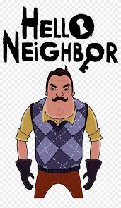 Coloring pages hello neighbor print free characters from. English Usd Hello Neighbor Color Sheet Clipart 1395056 Pikpng