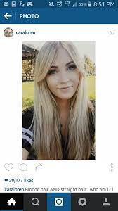 Middle Part Bangs On Long Hair Haircuts Straight Hair Cara Loren Hair Straight Hairstyles