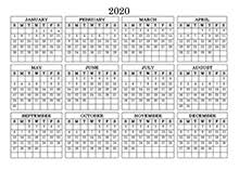They'll also incorporate a a little style and color on your business, kitchen area, or almost any area in your own home. Printable 2020 Yearly Calendar Template Calendarlabs