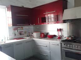 Oppein Kitchen Cabinet For Abuja Project Kitchen Kitchen Cabinets Red Kitchen