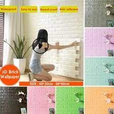 1pc 3d Brick Pattern Wallpaper Wall Background Bedroom Living Room Decor Stickers 60 30cm Wish Living Room Decor Stickers Brick Pattern Wallpaper Wall Wallpaper