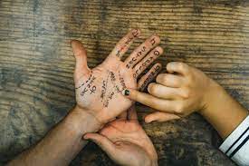 The end of the life line is usually marked as the age of 80. Palmistry Wikipedia