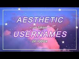 Aesthetic usernames finding amazing aesthetic usernames for your amazing social media profile whether it s for your facebook profile or whether you are that s why we re here to help you come up with an aesthetic name your friends will be jealous of. 20 ð™–ð™šð™¨ð™©ð™ð™šð™©ð™žð™˜ ð™§ð™¤ð™—ð™¡ð™¤ð™­ ð™ªð™¨ð™šð™§ð™£ð™–ð™¢ð™š ð™žð™™ð™šð™–ð™¨ 2020 Youtube Aesthetic Usernames Roblox Aesthetic Names