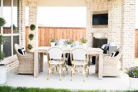 We make a small commission if you buy the products from these links (at no extra cost to you). Small Backyard Patio Ideas My Outdoor Living Space Reveal