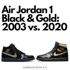 Tu comentario está pendiente de. Air Jordan 1 Black Gold 2003 Vs 2020 Kandace With A K