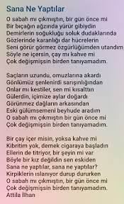 Bir Cay Icer Misin Yoksa Kahve Mi Akrostis Siirler Siir Guzel Soz