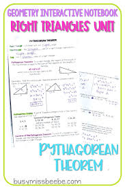 Geometry Interactive Notebook Pythagorean Theorem In 2020 Geometry Interactive Notebook Interactive Notebooks Right Triangle