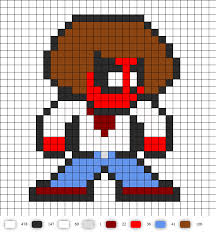 bob ross deadpool wet on wet teaser untitled deadpool sequel perler bead pattern credit to 8b dibujos en cuadricula dibujos en pixeles plantillas hama beads