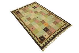 Passt in jeder größe in deine waschmaschine und trockner. Kelim Bakhtiar 160x90 Handgewebt Teppich 90x160 Braun Feldmuster Handarbeit Eur 81 00 Picclick At