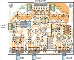 This is the circuit diagram of drinking water alarm based a small water sensor by using aluminium foil and plastic foil, and connected to a very. Amplifier Circuit Diagram With Pcb Layout Pcb Circuits