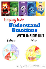 4 Ways To Help Kids Understand Emotions With Inside Out Disney Pixar Abigail Burd Lcsw Understanding Emotions Inside Out Emotions School Social Work
