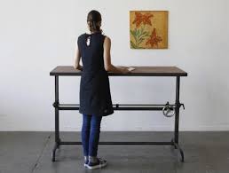 A Standing Desk With Style Remodelista Best Standing Desk Adjustable Height Desk Home Office Design
