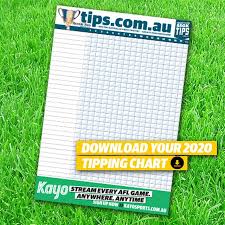 Footy tips, afl tipping, nrl tipping. Herald Sun Afl Tipping Chart New For 2020 And Never Facebook