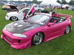 Black And Pink Car Paint Fknfstracergrl S 1992 Mitsubishi Eclipse In Mesa Az Mitsubishi Eclipse Mitsubishi Eclipse Spyder Mitsubishi