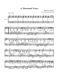 Der käuferschutz ist deine absicherung, wenn eine ware nicht ankommt, beschädigt ist oder nicht der beschreibung entspricht. A Thousand Years Piano Pdf