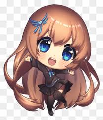 A collection of the top 51 anime blue wallpapers and backgrounds available for download for free. Cm Chibi Saphiraz Lil Jewels W Blue Hair Chibi Anime Girl Free Transparent Png Clipart Images Download