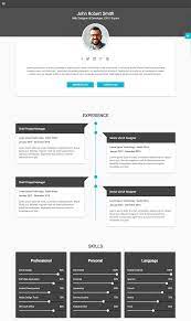Editable resume template built with html, css, and js. 15 Beste Html Resume Vorlagen Fur Tolle Personliche Websites