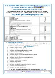 Access business group supplier audit checklist. Gmp B1 Documents Manual Procedures Audit Checklist