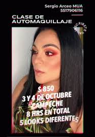 CURSO DE *AUTOMAQUILLAJE* Quieres aprender a maquillarte para toda ocasión?  Este curso es para ti! * 5 looks* diferentes desde algo muy natural hasta  muy GLAM!!, Impartido por Sergio Arceo , Fecha: 3 ...