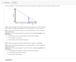 Solved 1. [-14 Points] DETAILS A person of height 1.7 meters | Chegg.com