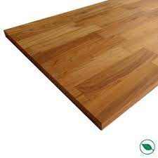Maybe you would like to learn more about one of these? Plan De Travail Teck Massif Lamelle Colle Aboute 2500 X 650 X 38 Mm Leroy Merlin