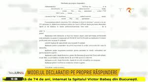 Video Modelul Declarației Pe Proprie Răspundere