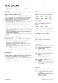 Tableau Business Analyst Resume Samples A Step By Step Guide For 2020 Met Afbeeldingen