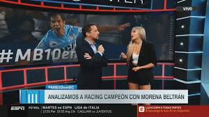 El pollo vignolo fue puesto en ridículo por su panelista morena beltrán en el programa de espn.es que su panelista de 90 minutos de fútbol, beltrán, lo dejó en ridículo con un comentario que llamó la atención de todos los integrantes del staff.hablando de la victoria argentina sobre bolivia, en la altura de la paz, el conductor le consultó a la joven si alguna vez había comentado. Morena Beltran On Twitter Un Torneo Largo Se Obtiene Gracias A La Regularidad En Resultados Y El Mejor Modo De Asegurarla Es A Traves Del Funcionamiento Ese Que Se Cimenta A Partir