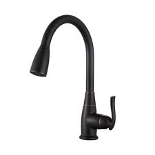 Moen hensley 8 in widespread kitchen sink faucets home depot sunshineandstyle co. Kraus Single Handle Stainless Steel High Arc Pull Down Kitchen Faucet With Dual Function Sprayer In Oil Rubbed Bronze Kpf 2230orb The Home Depot
