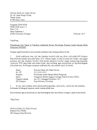 Surat resmi biasanya di buat oleh seseorang, lembaga atau institusi yang sifatnya formal dan menggunakan bahasa yang baku. Sample Surat Rasmi In English Surat Rasmi C Cute766