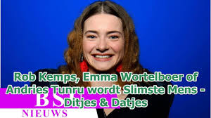 She grew up in manderveen and studied at het erasmus in almelo. Rob Kemps Emma Wortelboer Of Andries Tunru Wordt Slimste Mens Ditjes Datjes Youtube