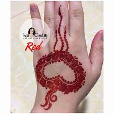 Mudah giler kot nak buat.tak caya tengok bahan2 dan. Shop Malaysia Inai Painting Carving Red Maroon Shopee Singapore