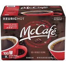 Mccafe Premium Roast K Cup Coffee Pods 100 Ct Walmart Com
