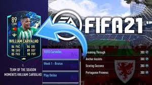 William carvalho na taça das confederações de 2017: Fifa 21 How To Complete The William Carvalho Objective La Liga Tots Card Youtube