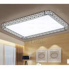 Rectangle Led Bedroom Modern Flush Mount Ceiling Lights