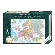 Eurographics map of the world 1000 pc jigsaw puzzle carte monde + mini & poster. Europe Map Jigsaw Puzzle 1000 Pieces Europe 68 X 48 Cm Maps In Minutes Games Buy Now In The Shop Close Up Gmbh